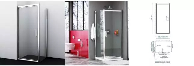 Душевой угол-ограждение «WasserKRAFT» Salm 27I19 100/100 прозрачный/хром без поддона универсальный Душевой угол-ограждение «WasserKRAFT» Salm 27I19 100/100 прозрачный/хром без поддона универсальный