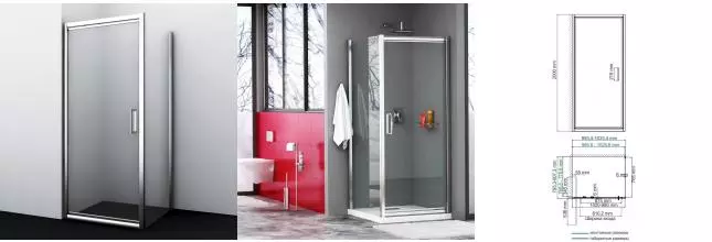 Душевой угол-ограждение «WasserKRAFT» Salm 27I17 100/80 прозрачный/хром без поддона универсальный Душевой угол-ограждение «WasserKRAFT» Salm 27I17 100/80 прозрачный/хром без поддона универсальный