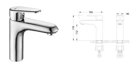 Смеситель для раковины «Lemark» Point LM0306C хром