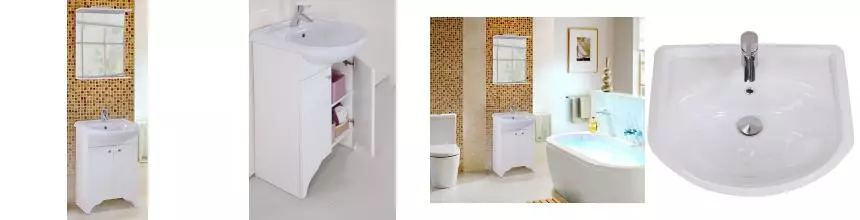 Мебель для ванной «Onika» Омега 55.10 белая
