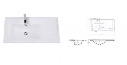 Умывальник Оника-90 крыло справа (Onika) · Onika, 609001