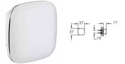 Крючок «Vitra» Eternity by Sebastian Conran A44880 на стену хром Крючок «Vitra» Eternity by Sebastian Conran A44880 на стену хром