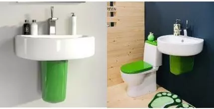 Полупьедестал «Sanita Luxe» Best Color Green BSTSLSP05 фарфоровый зеленый Полупьедестал «Sanita Luxe» Best Color Green BSTSLSP05 фарфоровый зеленый