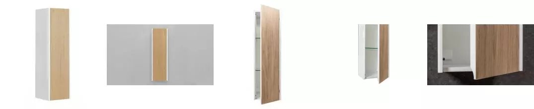 Пенал «Velvex» Klaufs 33 подвесной шатанэ/белый универсальный