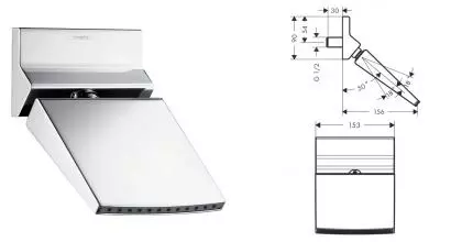 Верхний душ «Hansgrohe» Raindance  Rainfall 26443000 хром Верхний душ «Hansgrohe» Raindance  Rainfall 26443000 хром