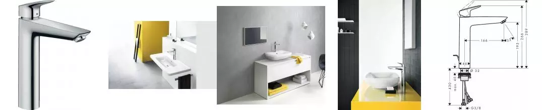 Смеситель для раковины «Hansgrohe» Logis 71090000 с донным клапаном хром Смеситель для раковины «Hansgrohe» Logis 71090000 с донным клапаном хром