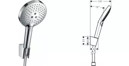 Душевой гарнитур «Hansgrohe» Raindance Select S 26701000 хром