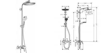 Душевая система «Hansgrohe» Crometta S 27269000 хром