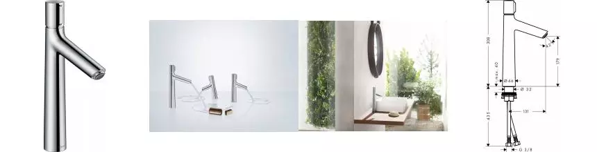 Смеситель для раковины «Hansgrohe» Talis Select S 72045000 хром Смеситель для раковины «Hansgrohe» Talis Select S 72045000 хром