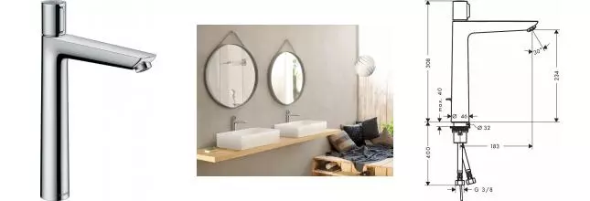 Смеситель для раковины «Hansgrohe» Talis Select E 71752000 с донным клапаном хром Смеситель для раковины «Hansgrohe» Talis Select E 71752000 с донным клапаном хром