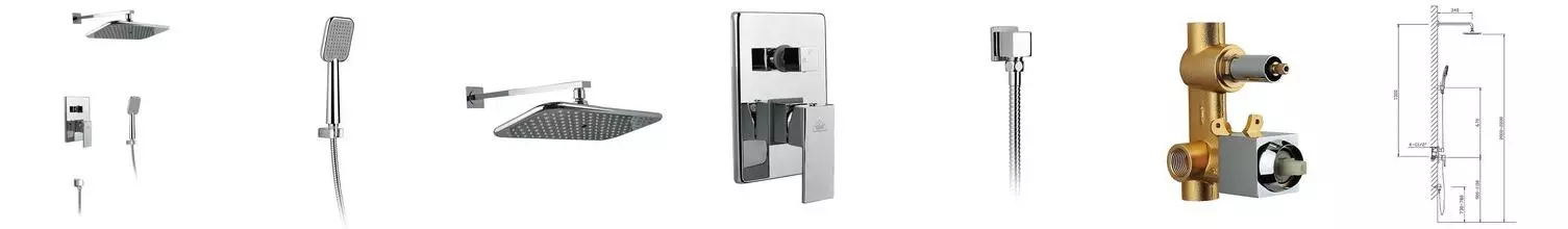 Душевая система «Timo» Selene SX-2069 SM (1013) хром Душевая система «Timo» Selene SX-2069 SM (1013) хром
