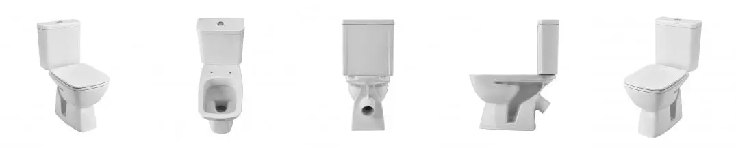 Унитаз-компакт "Нео Лайт" (станд, 2-реж., дюро, метал крепеж, softclose, тонкое) · Нео Лайт, Santek, 1.WH30.2.471