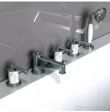 Смеситель на борт ванны «Radomir» Рейн хром