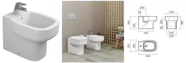 Приставное биде «Sanitana» Be You S10062634900000 белое Приставное биде «Sanitana» Be You S10062634900000 белое
