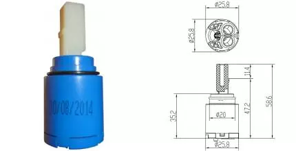 Картридж «Lemark» LM8592P-BL D25 Sedal Картридж «Lemark» LM8592P-BL D25 Sedal