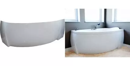 Экран под ванну «Фэма» Аделина 160 белый левый