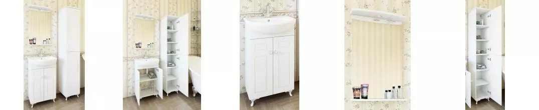 Мебель для ванной «Sanflor» Софи 50 New белая