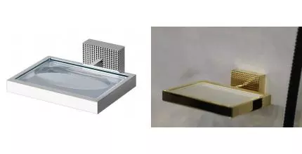 Мыльница «Cezares» PRIZMA-SODD-NOP на стену чёрная матовая