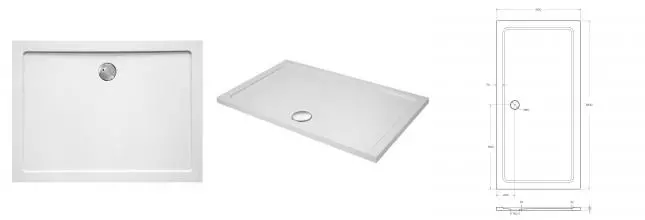 Душевой поддон «Cezares» TRAY-M-AH-180/90-35-W 180/90 низкий стеклопластик прямоугольный без сифона белый Душевой поддон «Cezares» TRAY-M-AH-180/90-35-W 180/90 низкий стеклопластик прямоугольный без сифона белый