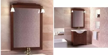 Зеркало «Cezares» Raffaella 80/120 без света Ciliegio Anticato