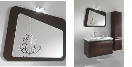 Зеркало «Cezares» Gliss 85/68 без света essenza wenge Зеркало «Cezares» Gliss 85/68 без света essenza wenge