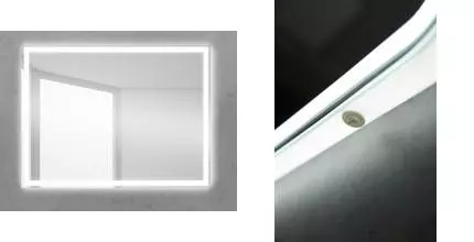 Зеркало «Belbagno» SPC-GRT 90/60 с подсветкой