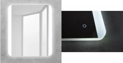 Зеркало «Belbagno» CEZ 70/60 с сенсорным выключателем с подсветкой