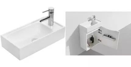 Раковина «Belbagno» 50/30 7045-KL фаянсовая белая Раковина «Belbagno» 50/30 7045-KL фаянсовая белая