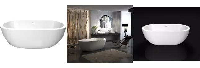 Ванна акриловая «Belbagno» BB13 170/79 с ножками без сифона белая