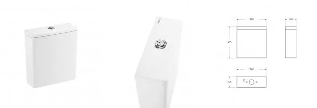 SFERA-R Бачок BB2141T · Sfera, Belbagno, BB2141T