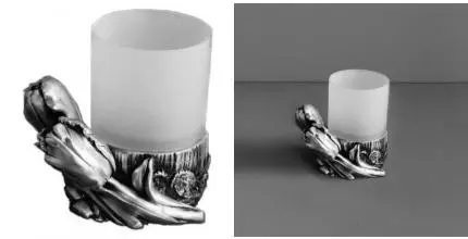 Стакан для зубных щёток «Art&Max» Tulip AM-B-0082D-T на стол серебро