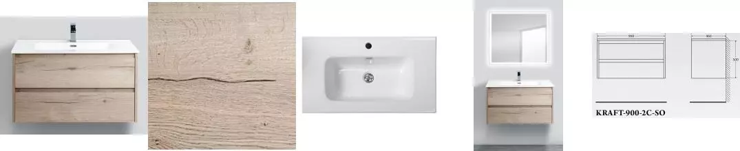 Тумба с раковиной «Belbagno» Kraft 90 (BB900ETL) подвесная Rover Galifax Bianco Тумба с раковиной «Belbagno» Kraft 90 (BB900ETL) подвесная Rover Galifax Bianco
