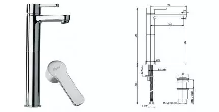 Смеситель для раковины «Paini» Arena 92CR211LLBLFTSSRKM с донным клапаном хром Смеситель для раковины «Paini» Arena 92CR211LLBLFTSSRKM с донным клапаном хром