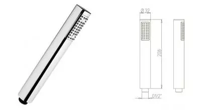 Ручная лейка «Paini» 81CR155 хром