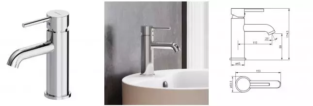 Смеситель для раковины «Damixa» Superstar 360210000 хром Смеситель для раковины «Damixa» Superstar 360210000 хром