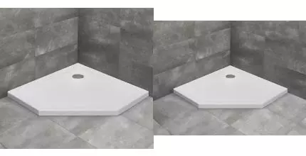 Душевой поддон «Radaway» Doros PT 90/90 низкий акриловый многоугольный без сифона Душевой поддон «Radaway» Doros PT 90/90 низкий акриловый многоугольный без сифона