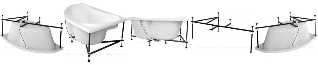 Каркас под ванну сварной «Aquanet» Capri 170/110 правая, левая Каркас под ванну сварной «Aquanet» Capri 170/110 правая, левая