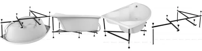 Каркас под ванну сварной «Aquanet» Jamaica 160/100 правая, левая Каркас под ванну сварной «Aquanet» Jamaica 160/100 правая, левая