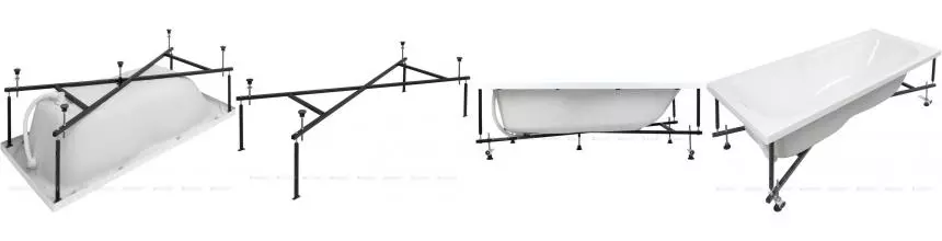 Каркас под ванну сварной «Aquanet» Riviera 180/80