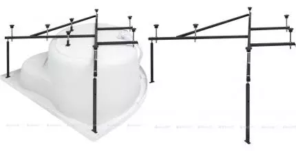 Каркас под ванну сварной «Aquanet» Palau 140/140 Каркас под ванну сварной «Aquanet» Palau 140/140