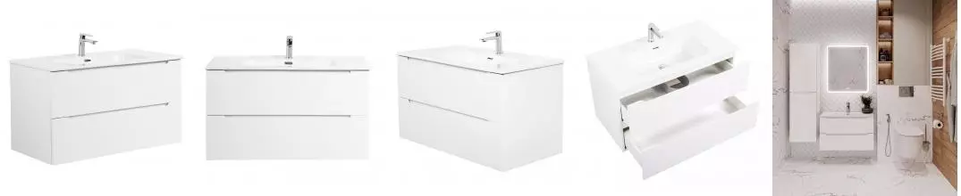 Тумба с раковиной «Belbagno» Etna 80 (NDR-800-LVB) подвесная Bianco Lucido Тумба с раковиной «Belbagno» Etna 80 (NDR-800-LVB) подвесная Bianco Lucido