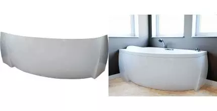 Экран под ванну «Фэма» Аделина 160 белый правый