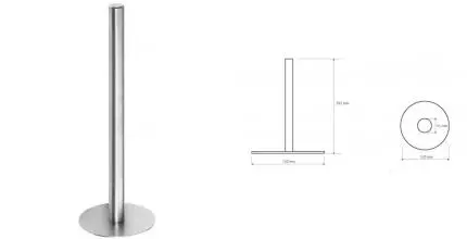 Держатель для туалетной бумаги «Bemeta» Omega 146203165 напольный хром