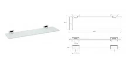 Полка в ванну «Bemeta» Plaza 118102042 на стену хром Полка в ванну «Bemeta» Plaza 118102042 на стену хром
