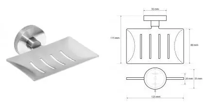 Мыльница «Bemeta» Neo 104208085 на стену хром