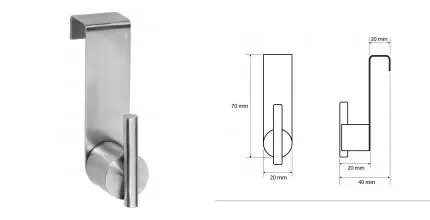 Крючок «Bemeta» Neo 104106153 на стену хром