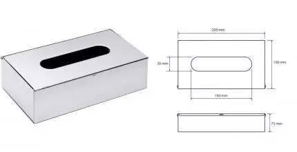 Диспенсер для салфеток «Bemeta» Hotel 102303021 на стол хром
