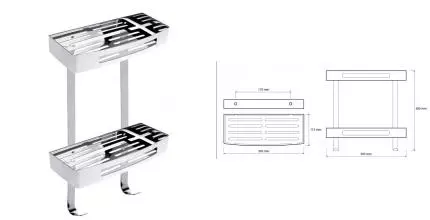 Мыльница «Bemeta» Cytro 102308241 на стену хром
