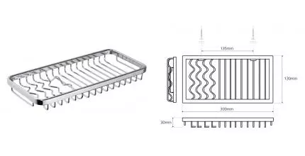 Мыльница «Bemeta» Cytro 102308082 на стол, на раковину хром Мыльница «Bemeta» Cytro 102308082 на стол, на раковину хром
