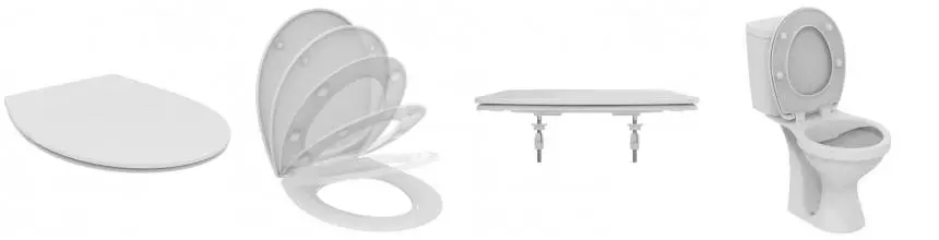 Сиденье для унитаза «Ideal Standard» E131801 дюропласт с микролифтом белое